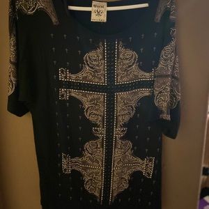 Vocal black 3/4 sleeve S